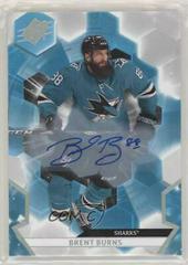 Brent Burns [Autograph] Hockey Cards 2020 SPx Prices