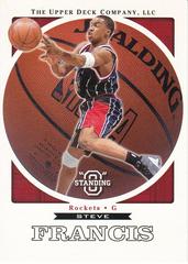 Steve Francis Basketball Cards 2003 Upper Deck Standing O Prices