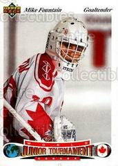 Mike Fountain Hockey Cards 1991 Upper Deck Czech World Juniors Prices