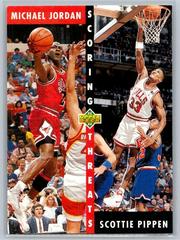 Michael Jordan, Scottie Pippen #62 Basketball Cards 1992 Upper Deck Prices