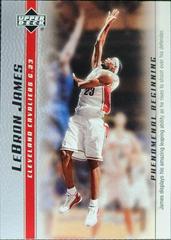 Lebron James Basketball Cards 2003 Upper Deck Phenomenal Beginning Prices