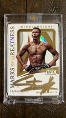 Israel Adesanya Ufc Cards 2021 Panini Immaculate UFC Marks of Greatness Autographs Prices