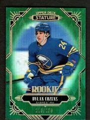 Dylan Cozens [Green] Hockey Cards 2020 Upper Deck Stature Prices