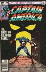 Captain America [Newsstand] #256 (1981) Comic Books Captain America Prices