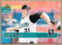 Brad Penny #214 Baseball Cards 2003 Upper Deck First Pitch Prices