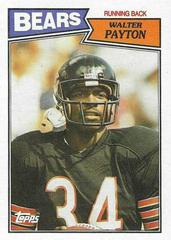 Walter Payton Football Cards 1987 Topps Prices