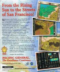 Back Cover | Pacific General PC Games