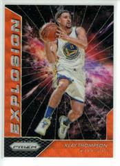 Klay Thompson [Orange Wave Prizm] Basketball Cards 2016 Panini Prizm Explosion Prices