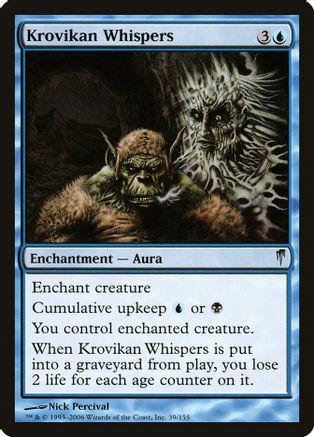 Krovikan Whispers [Foil] Magic Coldsnap