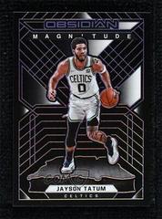 Jayson Tatum [Purple] #11 Basketball Cards 2021 Panini Obsidian Magnitude Prices
