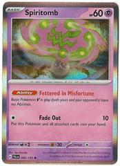  Pokémon - Spiritomb 089/193 Paldea Evolved - Holo Rare : Toys &  Games