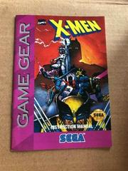 X-Men - Manual | X-Men Sega Game Gear