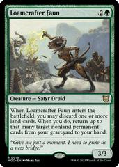 Loamcrafter Faun #19 Magic Wilds of Eldraine Commander Prices