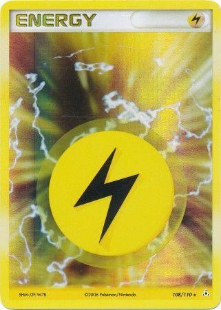 Lightning Energy [Holo] #108 Pokemon Holon Phantoms