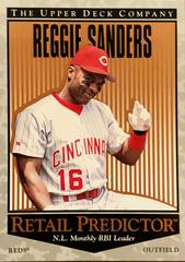 Reggie Sanders #R47 Baseball Cards 1996 Upper Deck Retail Predictor Prices