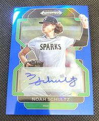 Noah Schultz [Blue Autograph] #PDP26 Baseball Cards 2022 Panini Prizm Draft Picks Prices