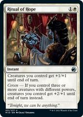 Ritual of Hope Magic Innistrad: Midnight Hunt Prices