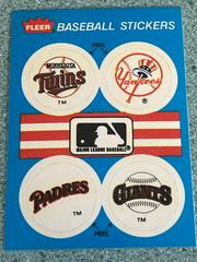 Twins, Yankees, Padres, Giants Baseball Cards 1989 Fleer Baseball Stickers Prices