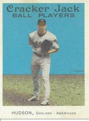 Tim Hudson [Mini Blue] #130 Baseball Cards 2004 Topps Cracker Jack Prices