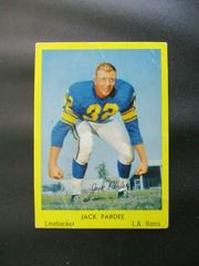 Jack Pardee #9 Football Cards 1960 Bell Brand Rams Prices