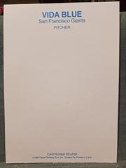Backside Pic | Vida Blue [White Back] Baseball Cards 1980 Topps Superstar 5x7 Photos