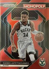 Giannis Antetokounmpo [Red] #PS5 Basketball Cards 2023 Panini Prizm Monopoly All-Star Prices