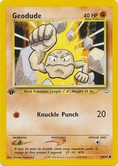 Geodude [1st Edition] #44 Prices | Pokemon Neo Revelation