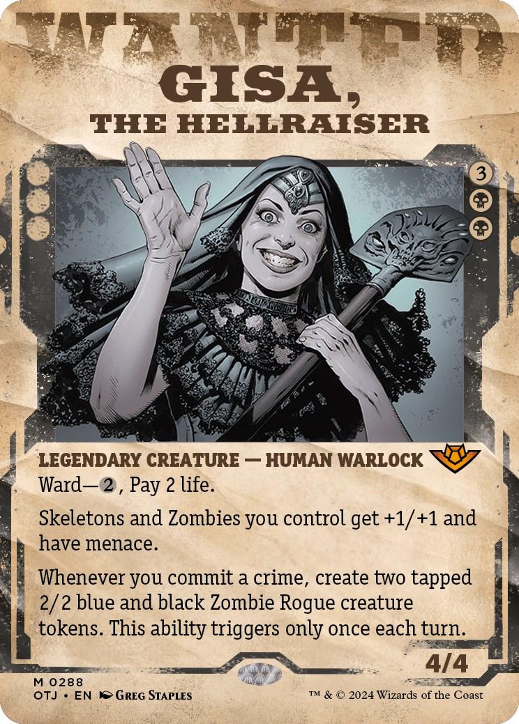 Gisa, the Hellraiser [Foil] #288 Magic Outlaws of Thunder Junction