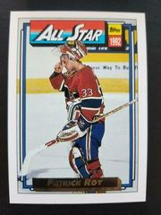 Patrick Roy [Gold] #263 Hockey Cards 1992 Topps Prices