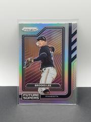 Brooks Lee [Silver] Baseball Cards 2023 Panini Prizm Future Supers Prices