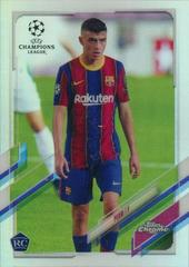 Pedri [Refractor] Soccer Cards 2020 Topps Chrome UEFA Champions League Prices