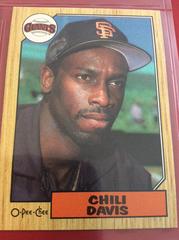 Chili Davis #162 Baseball Cards 1987 O Pee Chee Prices