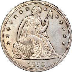 1850 Coins Seated Liberty Dollar Prices