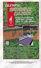 Manual (Rear) | Olympic Soccer Sega Saturn