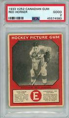 Red Horner Hockey Cards 1933 V252 Canadian Gum Prices