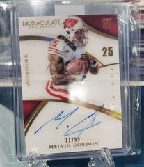 Melvin Gordon [Autograph Patch] #158 Football Cards 2015 Panini Immaculate Prices