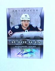 Alexandre Texier Hockey Cards 2021 Upper Deck Artifacts Auto Facts Prices
