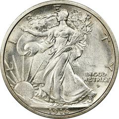 1916 D Coins Walking Liberty Half Dollar Prices