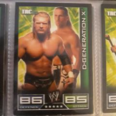 D Generation X Wrestling Cards 2008 Topps WWE Slam Attax Prices