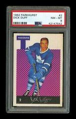 Dick Duff Hockey Cards 1962 Parkhurst Prices