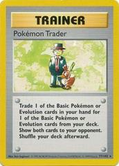 Pokemon Trader [Shadowless] #77 Pokemon Base Set Prices
