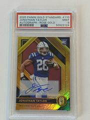 Jonathan Taylor [Autograph Rose Gold] #110 Football Cards 2020 Panini Gold Standard Prices
