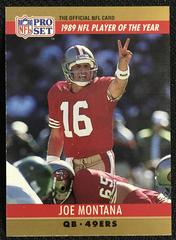 Joe Montana [Kelly 3,521 Yds.] #2 Football Cards 1990 Pro Set Prices