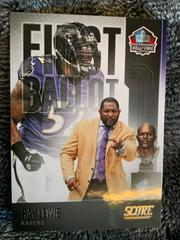 Ray Lewis Football Cards 2022 Panini Score First Ballot Prices