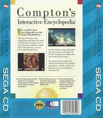 Compton'S Interactive Encyclopedia - Back | Compton's Interactive Encyclopedia Sega CD