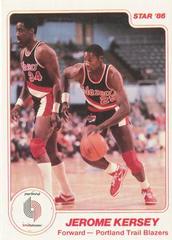 Jerome Kersey #107 Basketball Cards 1986 Star Prices