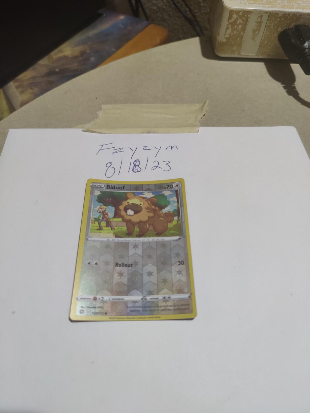 Bidoof [Reverse Holo] Ungraded Pokemon Brilliant Stars