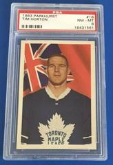 Tim Horton #16 Hockey Cards 1963 Parkhurst Prices
