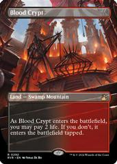 Blood Crypt [Borderless Foil] #292 Magic Ravnica Remastered Prices