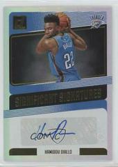 Hamidou Diallo #HDL Basketball Cards 2018 Panini Donruss Significant Signatures Prices